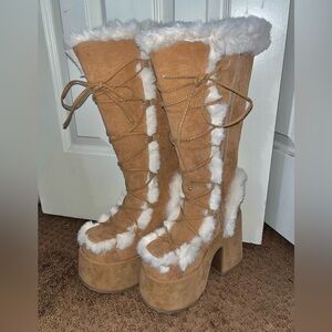 Demonia Camel Boots